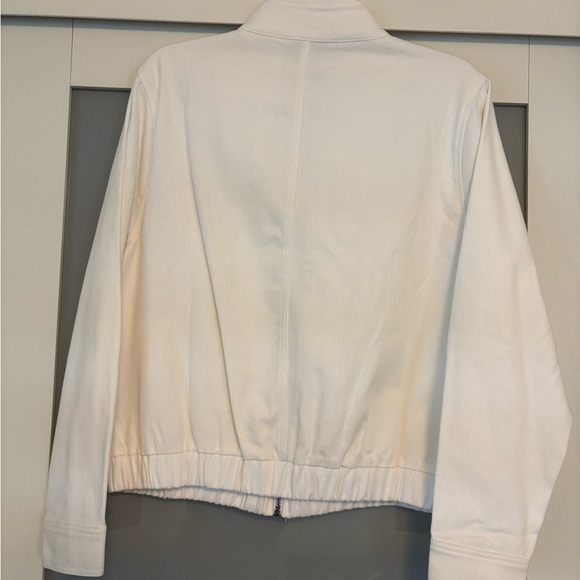 Staccato Cream Textured Bomber Jacket with pallets - Picture 3 of 5